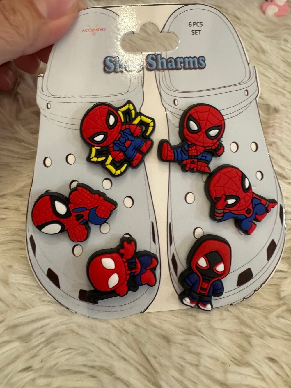Spider-Man shoe Charm Set 6pcs